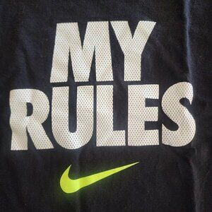 Nike Boy's "My Rules" Short Sleeve T-Shirt